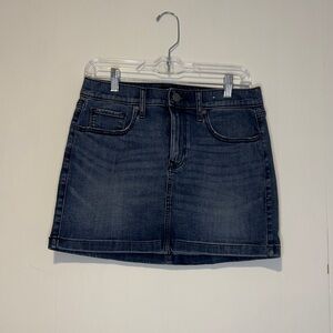 Express Mini Jean Straight Skirt X14 62925